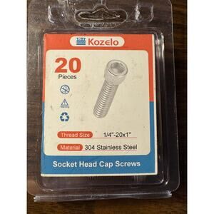 Kozelo 20pcs Socket Head Cap Screws 304 Stainless Steel